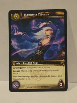 Magistrix Tibrana World Of Warcraft TCG March Of The Legion Regular Uncommon - Image 1