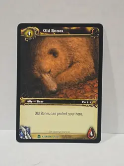 Old Bones World Of Warcraft TCG Heroes Of Azeroth Regular Uncommon - Image 1