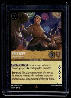 Disney Lorcana Shimmering Skies Kristoff Reindeer Keeper Foil 13/204 - Image 1