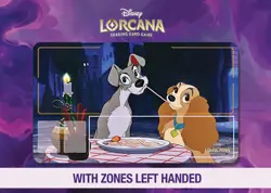 Disney Lorcana Playmat - Lady and the Tramp - Movie Scene - Walt Disney - TCG - - Image 3
