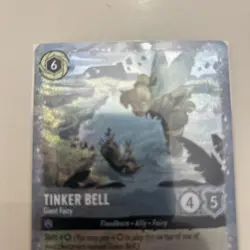 Disney Lorcana Tinker Bell Giant Fairy P3 Promo Glitter Foil Card NM - Image 3