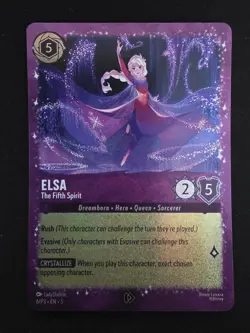 Elsa - The Fifth Spirit 6 Disney Lorcana Promo Cards Holo - Image 1