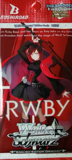 Weiss Schwarz TCG RWBY Booster Pack [8 Cards] - Image 1