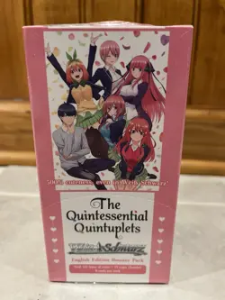 Weiss Schwarz - The Quintessential Quintuplets - English Booster Box Sealed - Image 1
