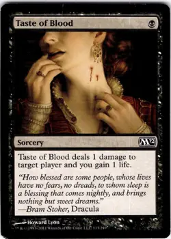 MTG Taste of Blood Magic 2012 (M12) Common #113 - Image 1