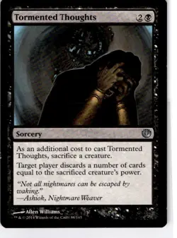 MTG Tormented Thoughts Journey Into Nyx Uncommon #86 - Image 1