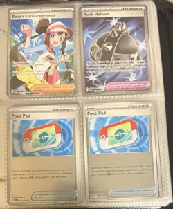 HUGE Pokemon mix Binder Card Collection 400 lot Modern set ONLY TRAINER'S - Image 1