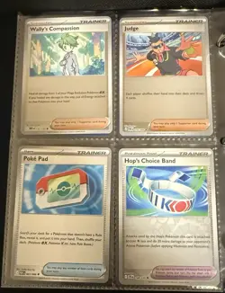 HUGE Pokemon mix Binder Card Collection 400 lot Modern set ONLY TRAINER'S - Image 2