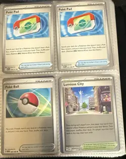 HUGE Pokemon mix Binder Card Collection 400 lot Modern set ONLY TRAINER'S - Image 3