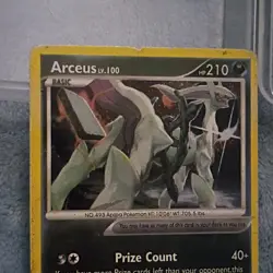 Pokemon Arceus Lv.100 HP210 Prize Count, Arceus AR1 2009 Card - Image 5