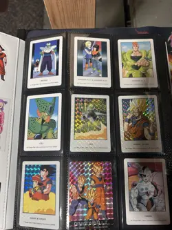 Dragon Ball Z Mix Cards Collection Binder Lot 360 Cards Dragon Ball In Sleeves - Image 1