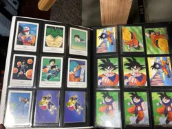 Dragon Ball Z Mix Cards Collection Binder Lot 360 Cards Dragon Ball In Sleeves - Image 2