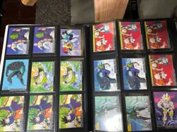 Dragon Ball Z Mix Cards Collection Binder Lot 360 Cards Dragon Ball In Sleeves - Image 4