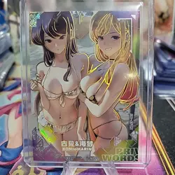 KOMI & MARIN Waifu Charming Heavenly Kingdom CP Premium Card Manga Anime - Image 1