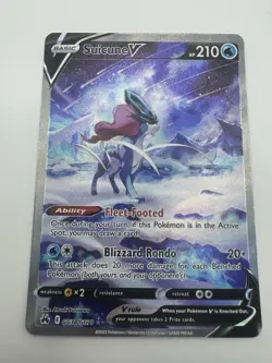 Suicune v Crown Zenith Galarian Gallery Holo Ultra Rare Card GG38 GG70 - Image 3