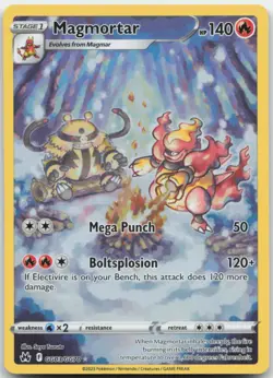 Magmortar GG03/GG70 Crown Zenith: Galarian Gallery Pokemon Card NM - Image 1
