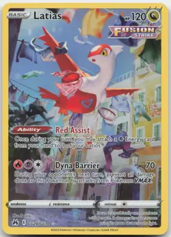 Latias GG20/GG70 Crown Zenith: Galarian Gallery Pokemon Card NM - Image 1