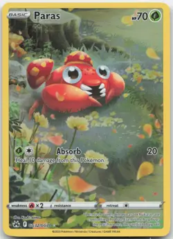 Paras GG32/GG70 Crown Zenith: Galarian Gallery Pokemon Card NM - Image 1