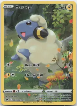 Mareep GG34/GG70 Crown Zenith: Galarian Gallery Pokemon Card NM - Image 1