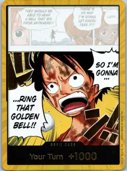 DON!! Card (Luffy) (Gold) DON!! Adventure on Kami's Island NM - Image 1