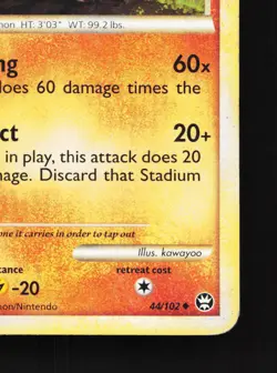 Marowak 44/102 HGSS Triumphant HP Pokemon Card TCG - Image 3