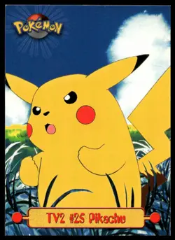 Pikachu #TV2 25 1999 Topps TV Near Mint or Better - Pokemon Card - Image 1