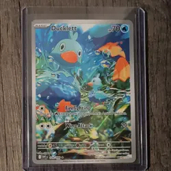 Pokemon TCG Ducklett Illustration Rare Card 109/086 Sv: White Flare - Image 1