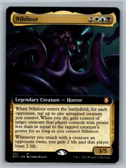 MTG Commander: Adventures in the Forgotten Realms Nihiloor (Extended Art) #323 - Image 1