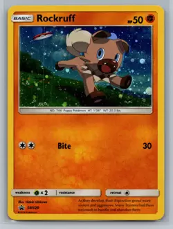 Rockruff SM Promos #SM120 Promo,Holo Pokemon Card - Image 1
