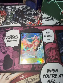 Shirahoshi OP12-102 SR Alt Art Legacy of the Master One Piece Card English - Image 1