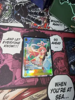 Shirahoshi OP12-102 SR Alt Art Legacy of the Master One Piece Card English - Image 2