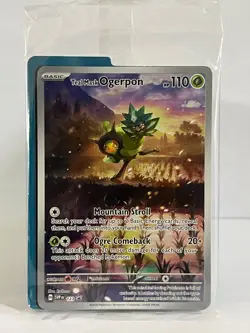 Teal Mask Ogerpon - Holo Promo SV: Scarlet & Violet Promo Cards 123 NM *SEALED* - Image 1