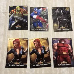 Marvel Contest of Champions Series 2 Trading Cards Lot 7 Foils 24 Total Cards - Image 5