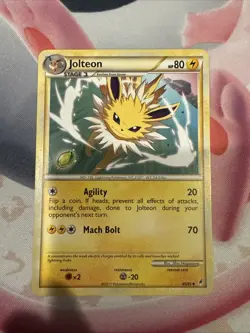 Jolteon Call of Legends Pokemon TCG Uncommon Card 45/95 NM Condition - Image 1