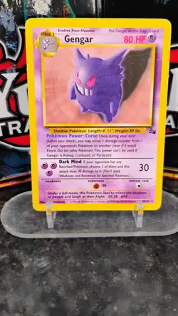 GENGAR Fossil Series POKEMON 1999 Collector TCG Trading Card 20/62 HP - Image 1
