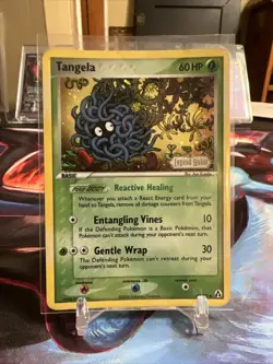 Tangela 44/92 EX Legend Maker Stamped Reverse Holo Uncommon Card LP - Image 1