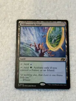 MTG: Aetherdrift #R0270 Willowrush Verge Near Mint Unplayed - Image 1