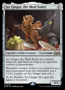 Syr Ginger, the Meal Ender - Promo WOE NM MTG - Image 1
