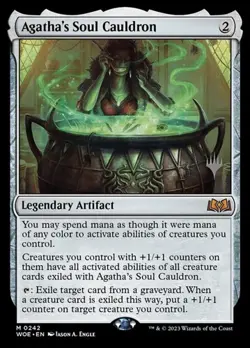 Agatha's Soul Cauldron - Foil Promo WOE NM MTG - Image 1