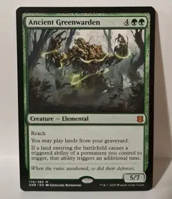 MTG Ancient Greenwarden x1 Zendikar Rising Regular NM/PFresh! - Image 1