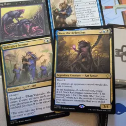 Deck of Magic Commander Cards = ***RATS's Black "N' Blue*** Vren Relentless Fun - Image 1
