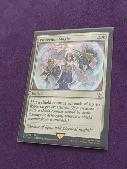 Protection Magic (Surge Foil) #24 (NM) Final Fantasy FIC Magic MTG - Image 2