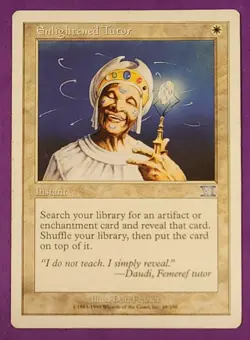 MTG Magic The Gathering - Enlightened Tutor - Classic 6th Edition LP(Light Play) - Image 1