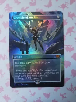 MTG Crucible of Worlds - Foil - Borderless, NM-Mint, English Double Masters 2022 - Image 1