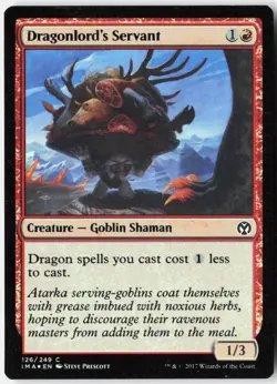 Dragonlord's Servant Foil C Iconic Masters 126 NM - Image 1