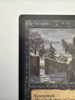 Bog Wraith Limited Edition BETA MTG Magic The Gathering LP Vintage 1993 - Image 3