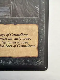 Bog Wraith Limited Edition BETA MTG Magic The Gathering LP Vintage 1993 - Image 5