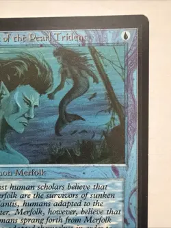 Merfolk of the Pearl Trident Beta MTG Magic The Gathering LP Vintage 1993 - Image 4
