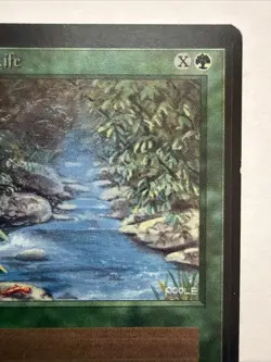 Stream Of Life BETA Magic The Gathering MTG LP Vintage 1993 - Image 4