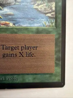 Stream Of Life BETA Magic The Gathering MTG LP Vintage 1993 - Image 5